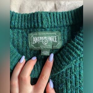American Eagle Green Sweater